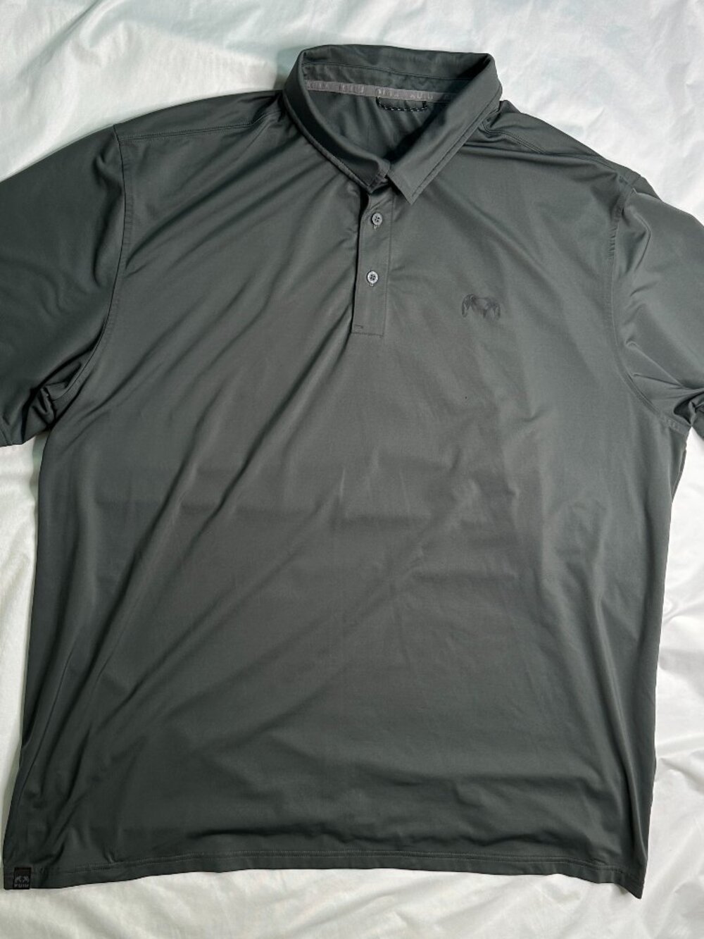 Kuiu Polo Shirt Mens 3XL Dark Grey Stretch Preppy Outdoor Performance Golf